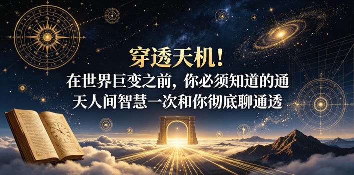 付费文章：穿透天机！在世界巨变之前，你必须知道的通天人间智慧一次和你彻底聊通透-鼎铸网