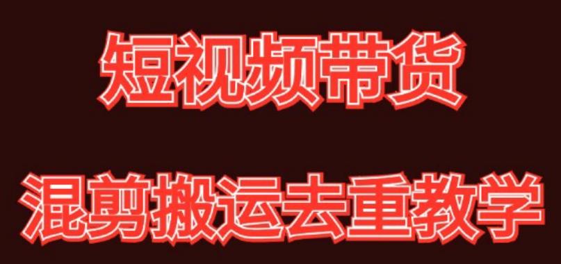 混剪去重短视频带货玩法，混剪搬运简单过原创思路分享-鼎铸网