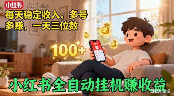 41d06df861e5d40b8ee98a1874a3ba23.jpeg 小红书自动挂G賺收益,每天稳定收入,多号多賺,一天三位数【揭秘】