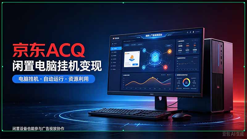 京东ACQ是什么？闲置电脑挂机采集项目拆解-鼎铸网