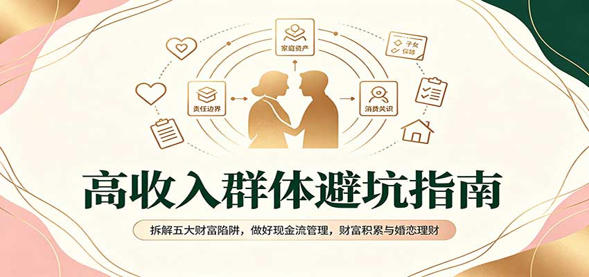 高收入群体避坑指南:拆解五大财富陷阱,做好现金流管理,财富积累与婚恋理财-鼎铸网