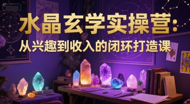 438e444cd324676e50088911c99a34ba.jpeg 水晶玄学实操营:从兴趣到收入的闭环打造课