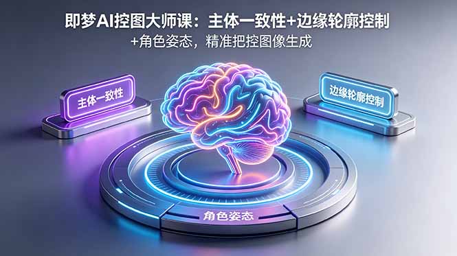 即梦AI控图大师课:主体一致性+边缘轮廓控制+角色姿态,精准把控图像生成-鼎铸网