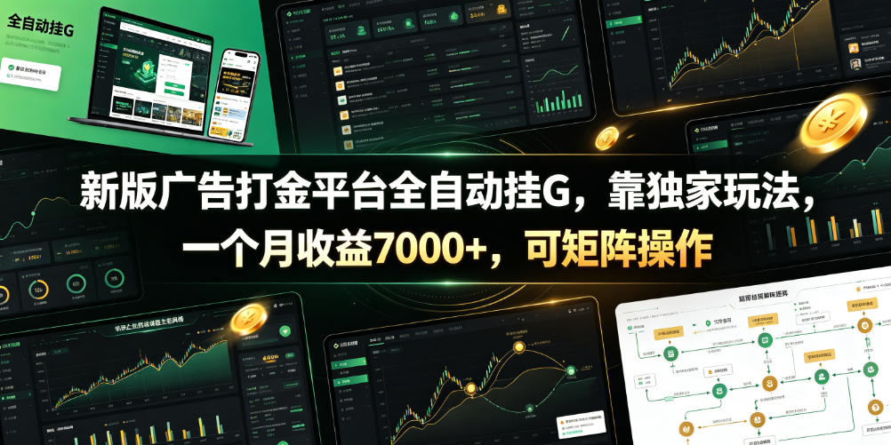 4589f2f76d0cec85c76af2ba1652e45b.jpeg 新版广告打金平台全自动挂G,靠独家玩法,一个月收益7000+,可矩阵操作【附全套脚本】【揭秘】