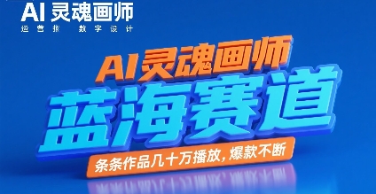 4616206ce9690c27745d59ee01fe0819.jpeg AI灵魂画师,蓝海赛道,条条作品几十W播放,爆款不断