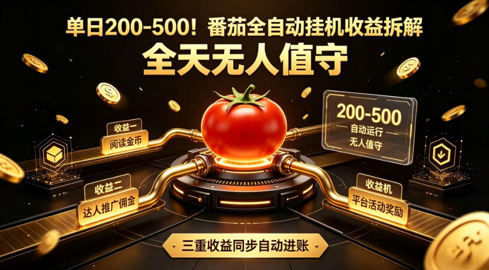 466b20dc54845cd506d2052c3ee582ff.jpeg 单日200-500!番茄全自动挂G收益拆解,全天无人值守,矩阵操作收益翻倍【揭秘】