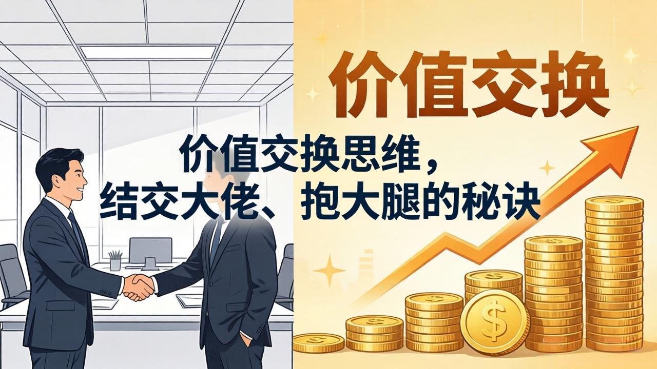 某付费文章:价值交换思维,结交大佬、抱大腿的秘诀-鼎铸网