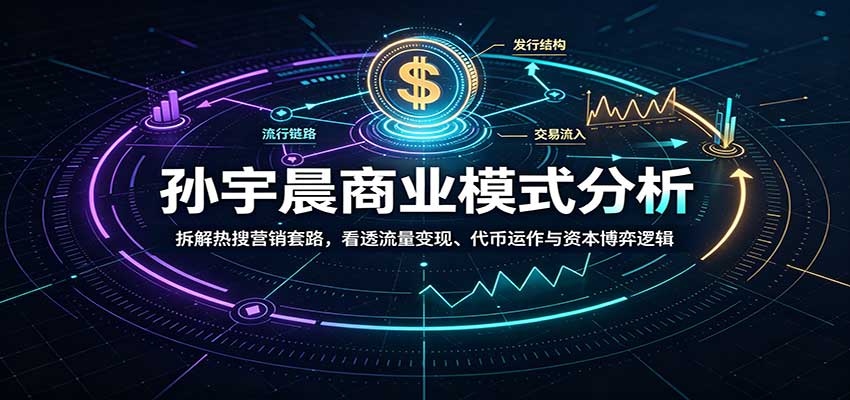 孙宇晨商业模式分析：拆解热搜营销套路，看透流量变现、代币运作与资本博弈逻辑-鼎铸网