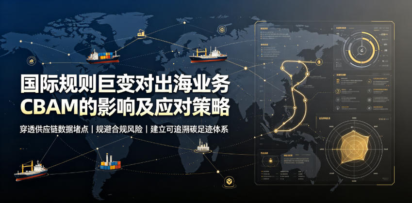 4b53a6c78bafb27658c33f216672da92.jpeg 国际规则巨变对出海业务CBAM的影响及应对策略,帮助企业穿透供应链数据堵点,规避合规风险