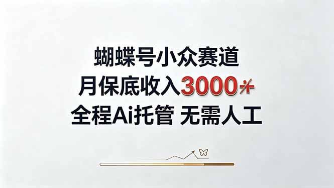 视频号小众领域，月收入3000+， 全程Ai托管操作  新人2天学会！-鼎铸网