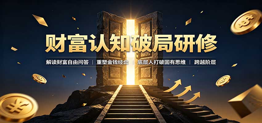 财富认知破局研修：解读”孙割”，重塑金钱观念，底层人打破固有思维跨越阶层-鼎铸网