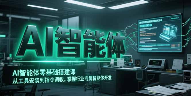 4c9840c26e539d00cce5f1f97712cc4e.jpeg AI智能体零基础搭建课,从工具安装到指令调教,掌握行业专属智能体开发…