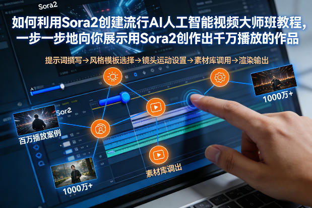 4d3f5498d0685015cc2b85da6c3218af.jpeg 如何利用Sora2创建流行AI人工智能视频大师班,一步一步地向你展示用Sora2创作出千万播放的作品