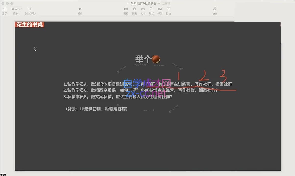 4ee5a3af7d6399f2adb9bedfc1cb116e.jpeg 花生的书桌·个人IP系统课2024私教班