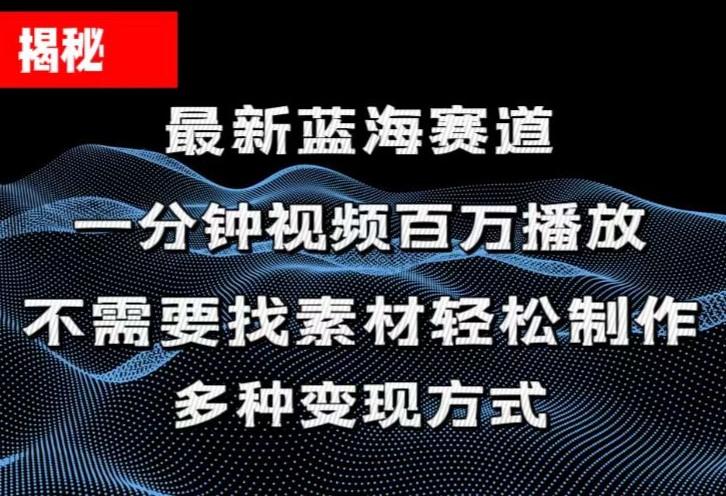 揭秘！一分钟教你做百万播放量视频，条条爆款，各大平台自然流，轻松月…-鼎铸网