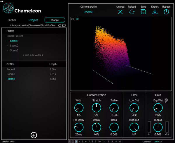 Accentize Chameleon(智能音频插件) v2.1.1 免费版-鼎铸网