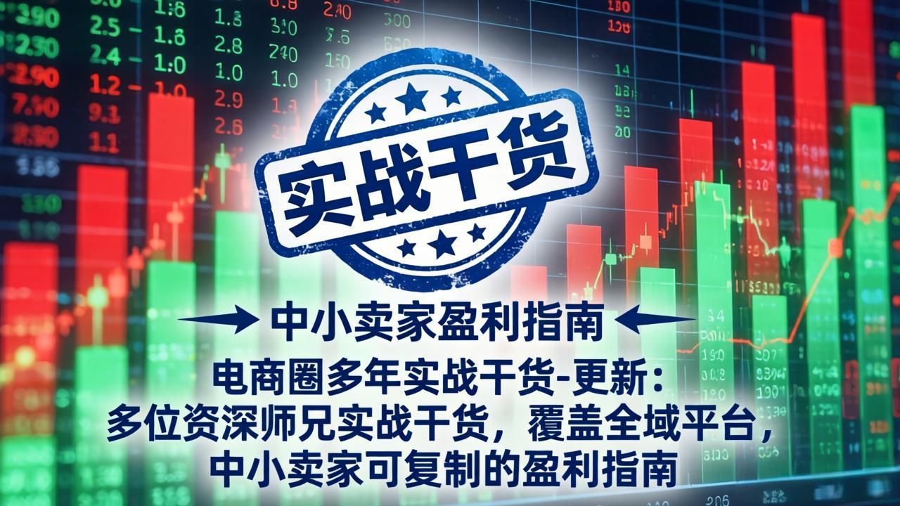 537f046c6ed7144c57b9b44e40752837.jpeg 电商圈多年实战干货-更新2026:多位资深师兄实战干货/覆盖全域平台,中小卖家可复制的盈利指南
