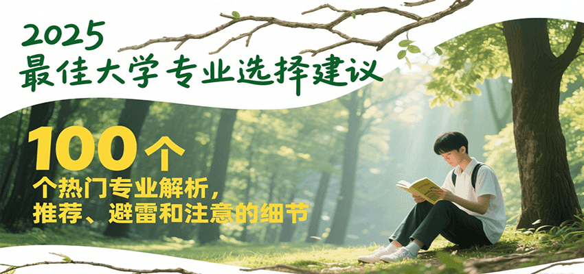 2025最佳大学专业选择建议,100个热门专业解析,推荐、避雷和注意的细节-鼎铸网