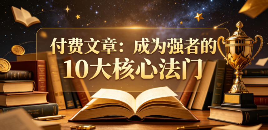 付费文章:成为强者的10大核心法门-鼎铸网