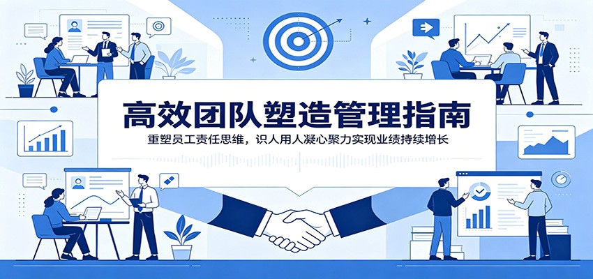 高效团队塑造管理指南：重塑员工责任思维，识人用人凝心聚力实现业绩持续增长-鼎铸网