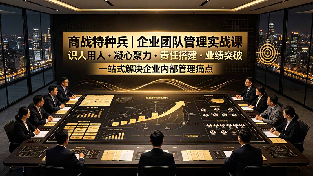 588055816b8ed8bd60e5d504925b4bb9.jpeg 商战特种兵|企业团队管理实战课:识人用人|凝心聚力|责任搭建|业绩突破,一站式解决企业内部管理痛点