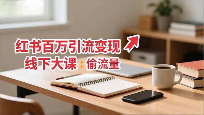 58df83bd47387d2e22e19e4b90785876.jpeg 小红书百万引流变现-11月线下大课:分享从0到百万引流路径,手把手教偷流量、拿结果
