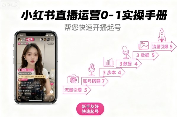 5b1a9166c96fa8d3f5afe4ba234f4a05.jpeg 小红书直播运营0-1实操手册,帮您快速开播起号