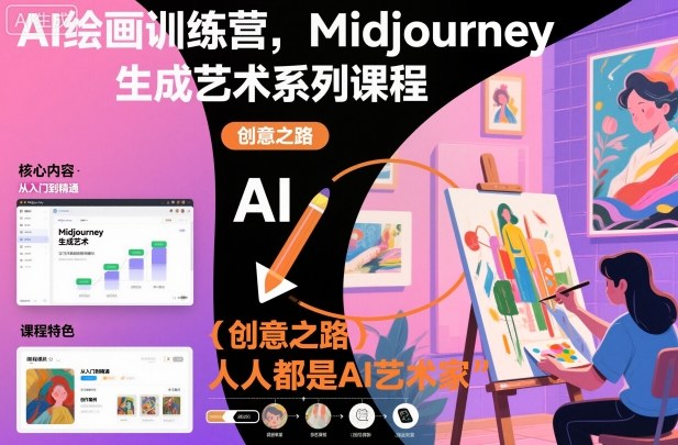 5d5693ca39da2b43081d32eaea987906.jpeg AI绘画训练营,Midjourney生成艺术系列课程,人人都是AI艺术家