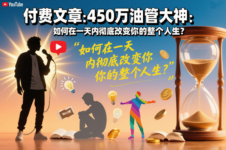 5d6e071880f4051bc1cfeb7b1dde0b9b.jpeg 付费文章:450万油管大神:如何在一天内彻底改变你的整个人生?