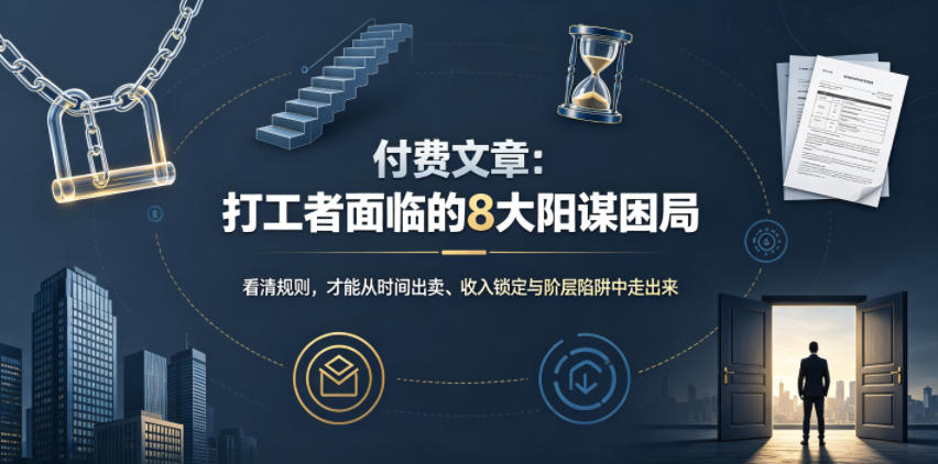 付费文章：打工者面临的8大阳谋困局-鼎铸网