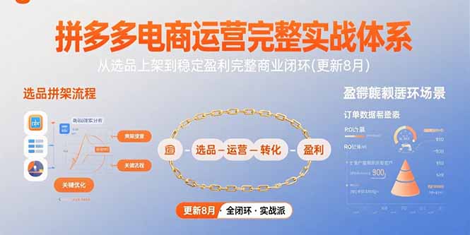 618937951de42d38b38c48a30e6a2c64.jpeg 拼多多电商运营完整实战体系,从选品上架到稳定盈利完整商业闭环(更新8月