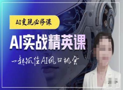 AI实战精英课，chatgptAI实战教程，一起抓住AI风口的机会-鼎铸网