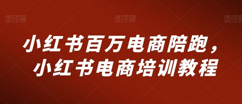 小红书百万电商陪跑，小红书电商培训教程-鼎铸网