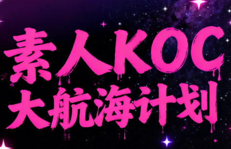 超萌素人KOC大航海计划-鼎铸网