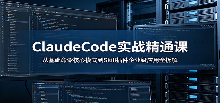 ClaudeCode实战精通课:从基础命令核心模式到Skill插件企业级应用全拆解-鼎铸网