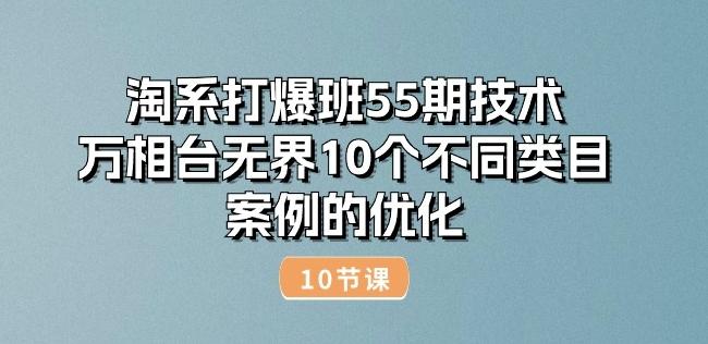 67e08f699529f12c73ba85e9505bdae6.jpeg 淘系打爆班55期技术:万相台无界10个不同类目案例的优化(10节)
