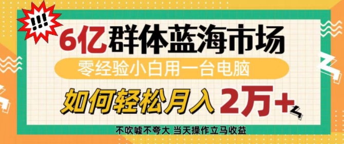 69b09cd76660d718bb8cbc2f6031e67c.jpeg 6亿群体蓝海市场,零经验小白用一台电脑,如何轻松月入过w【揭秘】