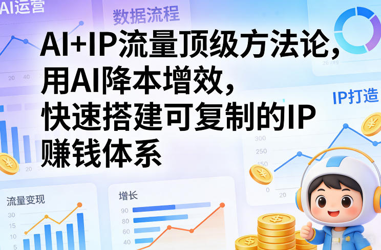 6ad56ae4ac080d5d19338012031b40ed.jpeg AI+IP流量顶级方法论,用AI降本增效,快速搭建可复制的IP賺钱体系