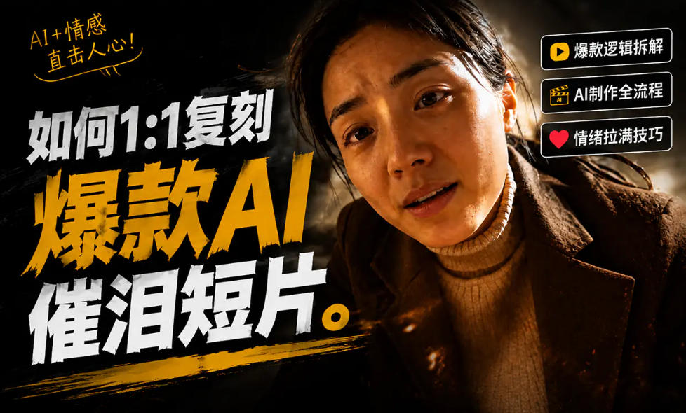 豆包+Gemini生成真人AI短剧-拆解复刻百万爆款第一人称短片，一站式讲透爆款复刻全流程-鼎铸网