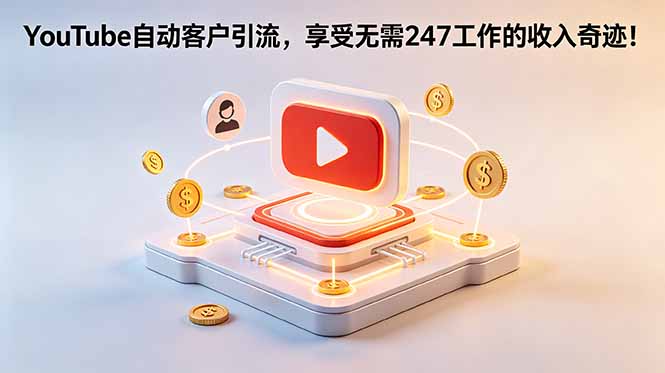 YouTube 自动客户引流，享受无需 247 工作的收入奇迹！【原创双语字幕】-鼎铸网