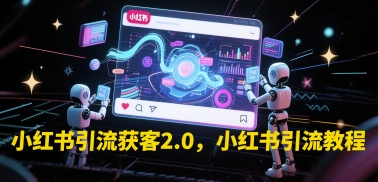小红书引流获客2.0，小红书引流教程-鼎铸网