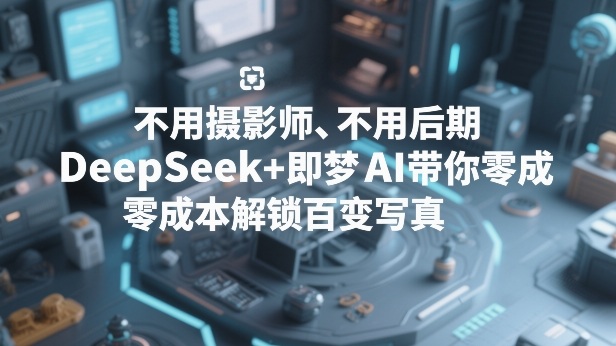 6f30bf1aaf6a9b549695cc479fd3cb34.jpeg 不用摄影师、不用后期,DeepSeek+即梦AI带你零成本解锁百变写真!