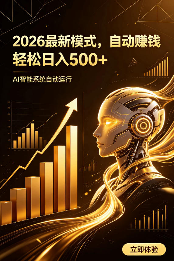726a9d073945855bbeecb502c4b43f7c.jpeg AI智能广告,自动賺钱新模式,轻松日入500+,主业副业都可做,适合任何人群【揭秘】
