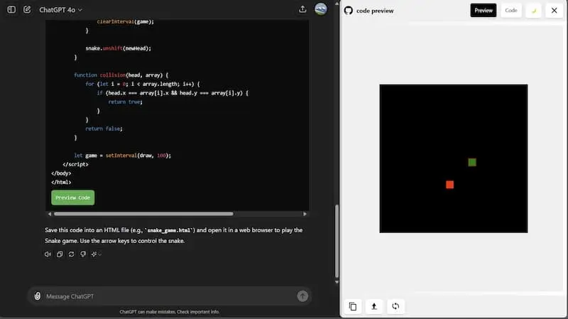 ChatGPT Code Preview|AI编程预览工具-鼎铸网