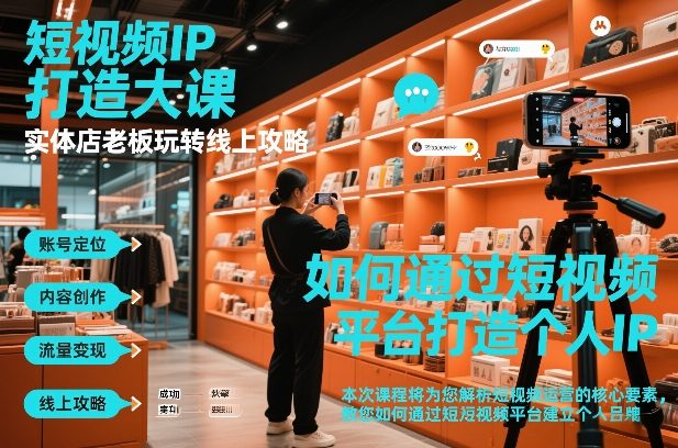 732a3e0196475ac2e9a440f3ac33ec10.jpeg 短视频ip打造大课,实体店老板玩转线上攻略