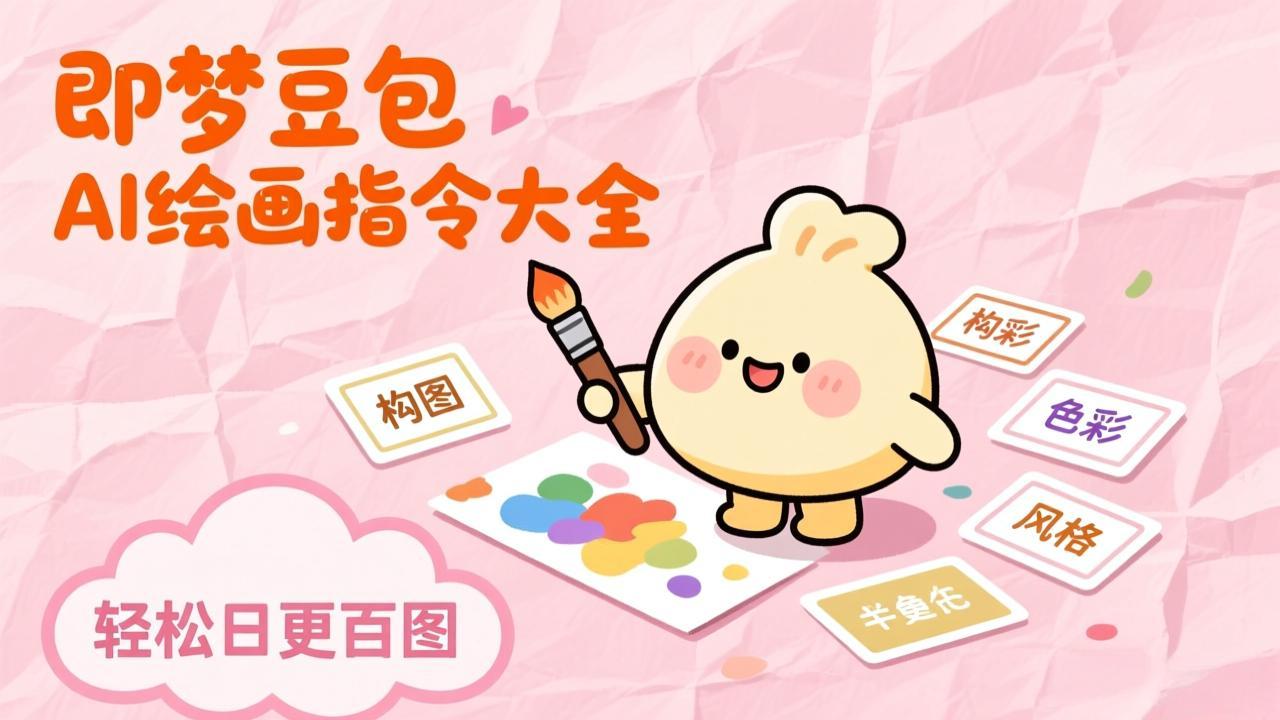 即梦豆包AI绘画指令大全：海量关键词库一键复制，出图效率提升10倍，轻松日更百图-鼎铸网
