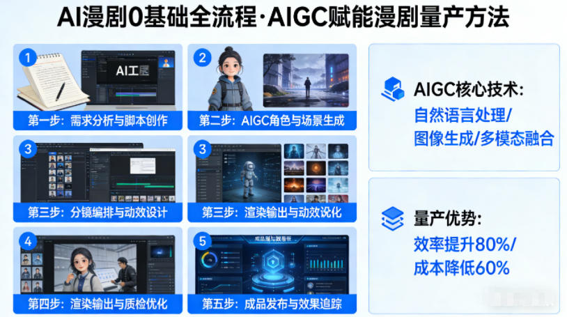73d8e853de9f88b80f324bfac464b414.jpeg AI漫剧0基础全流程,快速掌握AIGC赋能的漫剧量产方法