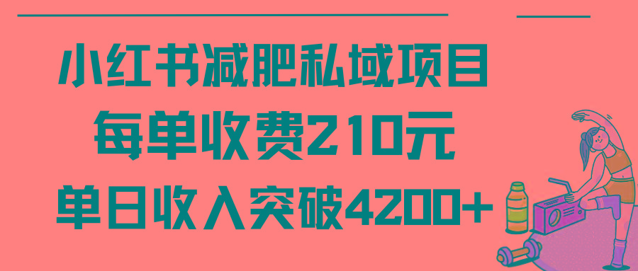 75de2476923a9c4ae1bd75fd66d20039.jpeg (9466期)小红书减肥私域项目每单收费210元单日成交20单,最高日入4200+
