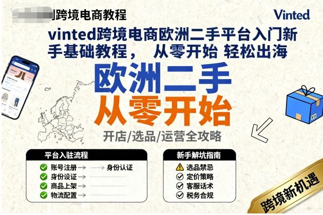 77243a0f46ada50e525c788ccc51ff54.jpeg vinted跨境电商欧洲二手平台入门新手基础教程,从零开始轻松出海