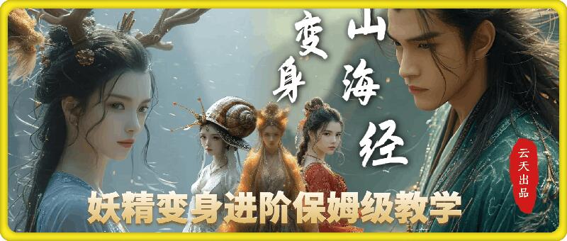 云天AI山海经变身视频教程，妖精变身进阶保姆级教学-鼎铸网